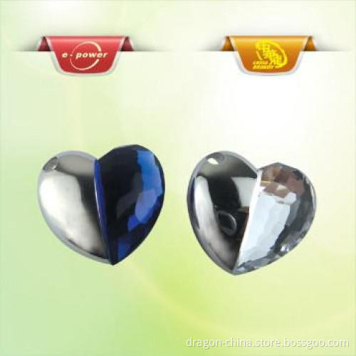 E-Power USB Jewelry Flash Drive Heart Shape with Bracelet Board U440